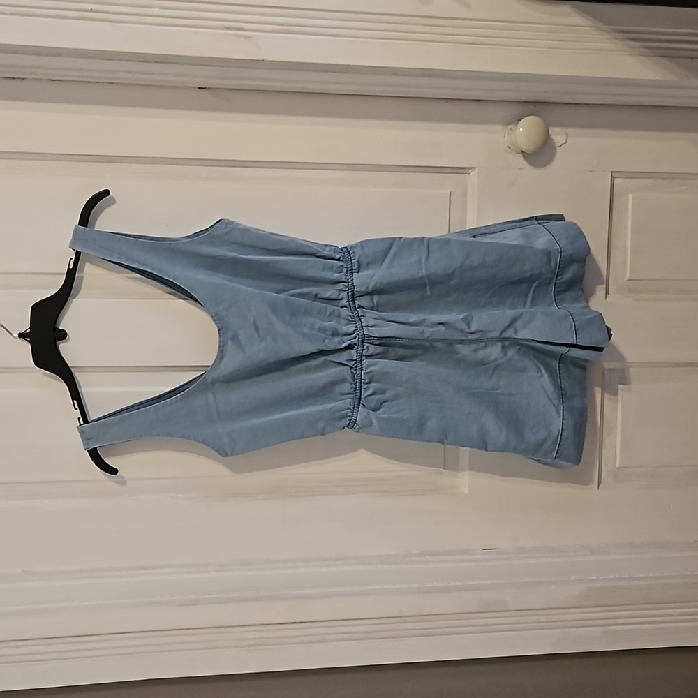 French connection blue romper